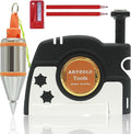 1 PCS Magnetic Plumb Bob Kit - 15 oz(425g) Plum Bob With 26 ft(8m) Automatic Stretching String,2 Pencils, Pencil Sharpener
