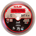 Metal Cutting Circular Saw Blade, Steel and Stainless Steel Cutting, The Cutting Head uses a Special Anti-Heat Sticking Coating with high Finish and Long Life,FMB 12 inch 84-Tooth 1" -TA