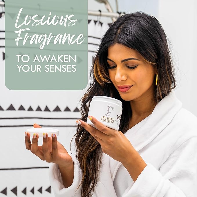 FILPO Coconut Milk Hair Mask - Deep Conditioning with Coconut Oil and Argan Oil for Dry, Damaged, Curly Hair Growth & Sulfate Free Hair Care-VeraVaultWomen