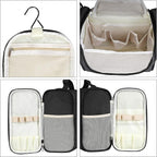 Hanging Toiletry Bag Extra Large Capacity | Premium Travel Organizer Bags For Men And Women | Durable Waterproof Nylon Bathroom, Shower, Makeup Bag For Toiletries, Cosmetics, Brushes