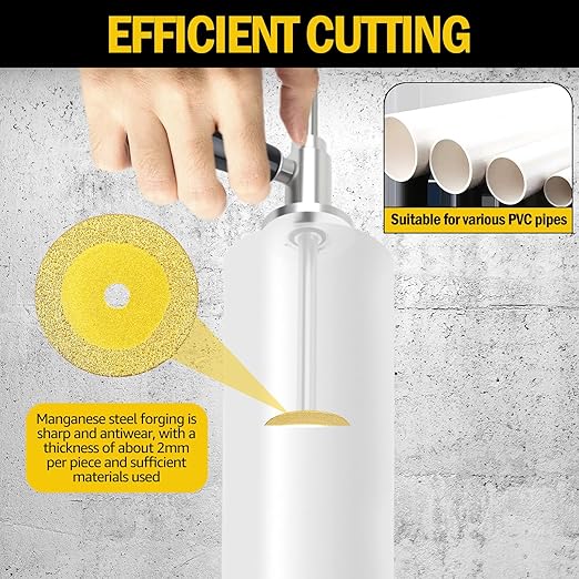 10 Pcs 40mm and 50 mm Diamond Cutting Disc Efficient Cutting Slicing Blade Enduring Slicing Wheel for Glass Marble