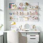 HUHOLE Pegboard Hooks 2 Inch 50PC, Blue Peg Board Hooks, Fit 1/4" or 1/8" Pegboard, Ideal Peg Board Organizer Accessories for Garage Tool Organization, Wall Storage (Blue, 2 Inch)