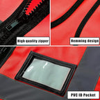 BeautyWill Custom Safety Vest Customized Logo Class 2 High Visibility Reflective Vest with Pockets Construction workwear