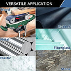 4x36 Inch Sanding Belts 18 Pcs 6 Grits Sizes (3 Each of 60/80/120/150/240/400 Grits) Heavy Duty Belt Sander Zirconia Belt Sander Paper for Wood, Metal, Stainless Steel, Cars, and Furniture