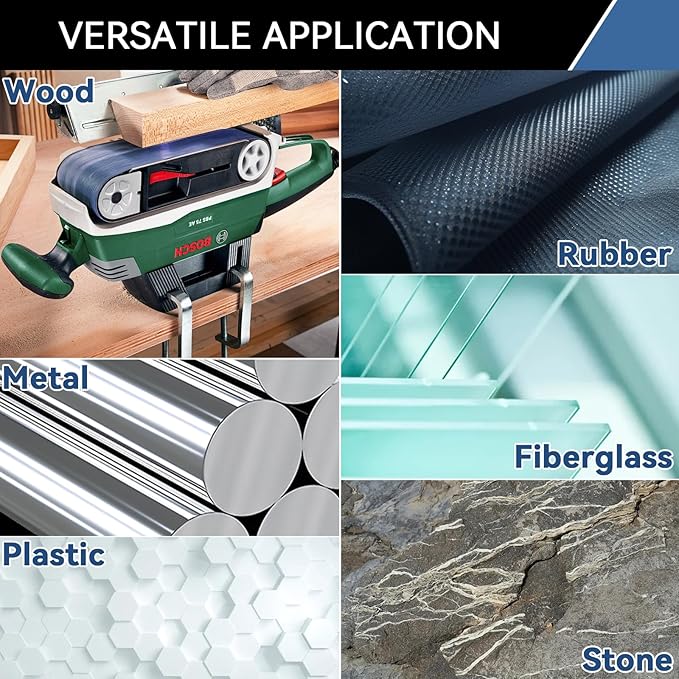 1x30 Inch Sanding Belts 21 Pcs 7 Grits Sizes (3 Each of 40/60/80/120/150/240/400 Grits) Heavy Duty Belt Sander Zirconia Belt Sander Paper for Wood, Metal, Stainless Steel, Cars, and Furniture