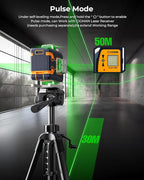CIGMAN 4x360° 16 Lines Laser Level with Remote&APP Control, Green Self Leveling Cross Line Laser, 4D Vertical/Horizontal Line for Construction, Home Renovation, Picture Hanging