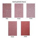 1/2 x 18 Inch Aluminum Oxide Sanding Belt, 30PCs Sanding Belt Set, 6 of Each 80/120/150/240/400 Assorted Grit, Abrasive Belts for Belt Sanders