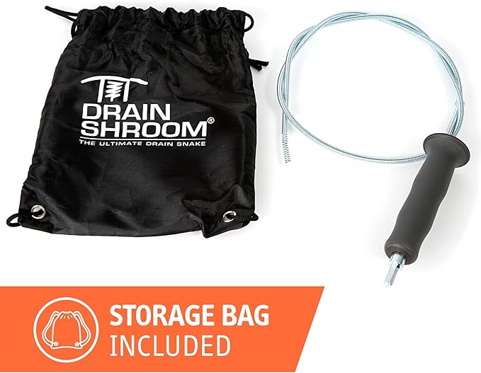 DSSNK070 Revolutionary Tub and Sink Snake Auger Clog Remover for Bathroom Drains, 42 Inch, Stainless