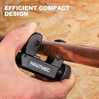 HAUTMEC Copper Pipe Cutter Tool 1/8" to 7/8" OD (3-22mm), Mini Copper Tubing Cutter Tool for PVC, Copper, Aluminum, and Thin Stainless Steel Tube HT0132-TC