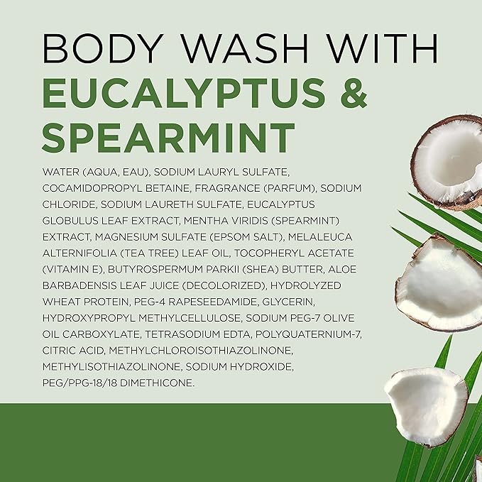 Dr Teal's Body Wash with Pure Epsom Salt, Relax & Relief with Eucalyptus & Spearmint, 24 fl oz (Pack of 4) (Packaging May Vary)-VeraVaultWomen