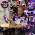 Wizards Finish Cut Buffing Pad - Velcro Backed, Blended Wool and Polyester, One-Step Buffer for Car Detailing - Cutting and Finishing Pad in One for Auto Detailing Supplies - 7½" x 1½"