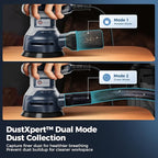 Orbital Random Sander Tool, 360W, 13000 Rpm, 150 * 150Cm, 6 Variable Speeds With Dust Bag, Wood Mouse Palm Hand Sander, Detail Power Rotary Electric Sander, Small Handheld Mini Rotary Sander