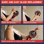 IRONFIST Cordless Angle Grinder Compatible with Milwaukee M18 Batteries, 18V Burshless Motor 125mm Cutting Wheels, Flap Wheels, and Wool Carving Wheel for Precision Cutting & Grinding（NO BATTERY)