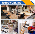 10 Pack 6 inch Plastic Spring Clamps, Black Heavy Duty Clips, Backdrop Clips, Plastic Clamps for Crafts, Backdrop Stand, Woodworking, Photography