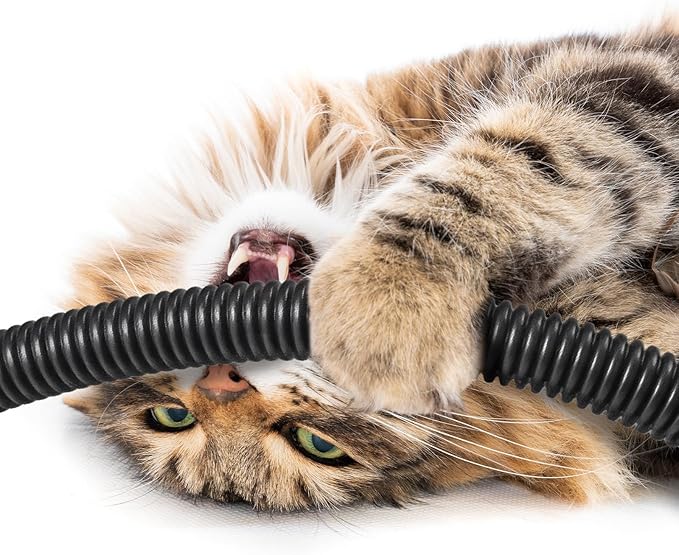 Sasylvia 1/4" x 25 ft Split Wire Loom Tubing Automotive Wire Loom Assortment Split Cable Sleeves Bulk Flexible Electrical Conduit Protective Kit