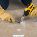 Wagner SprayTech 2467225 FURNO 550 18V Variable Temp Cordless Crafts, Wire Shrinking, Defrosting Pipes, with 2 Nozzles – Bare Tool Heat Gun, Yellow