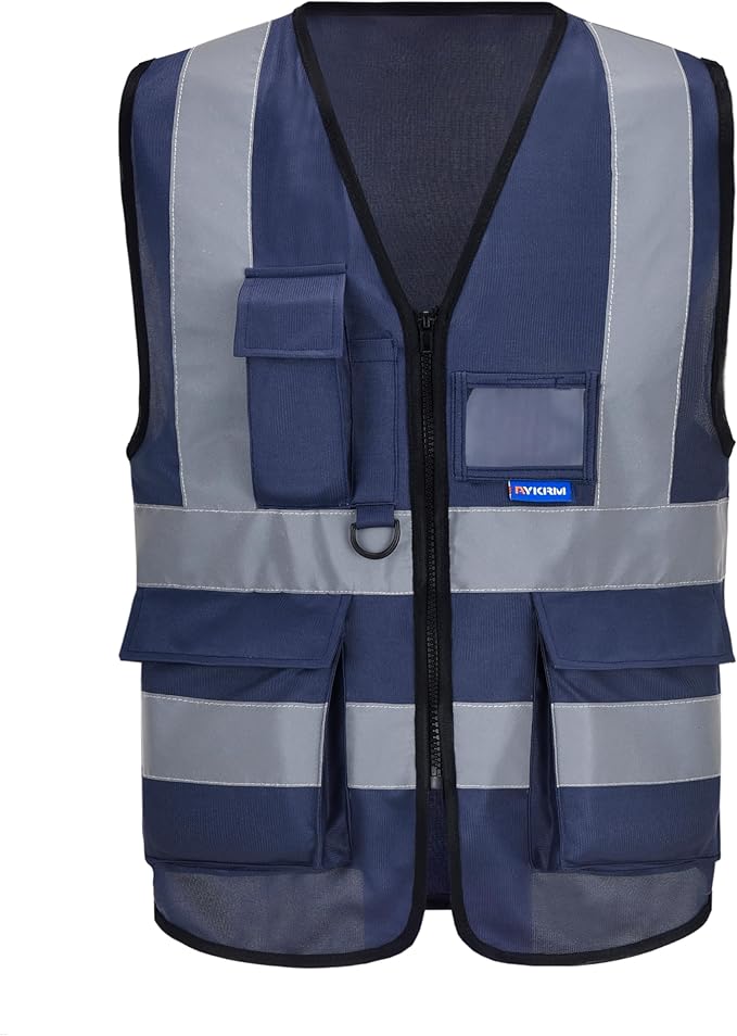 safety vest for women navy blue
