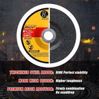 4-1/2 inch Grinding Wheels for General Purpose Metal & Stainless Steel, Aluminum Oxide Grinding Disc for Angle Grinder 4.5'' x 1/4'' x 7/8'' (25 Pack)