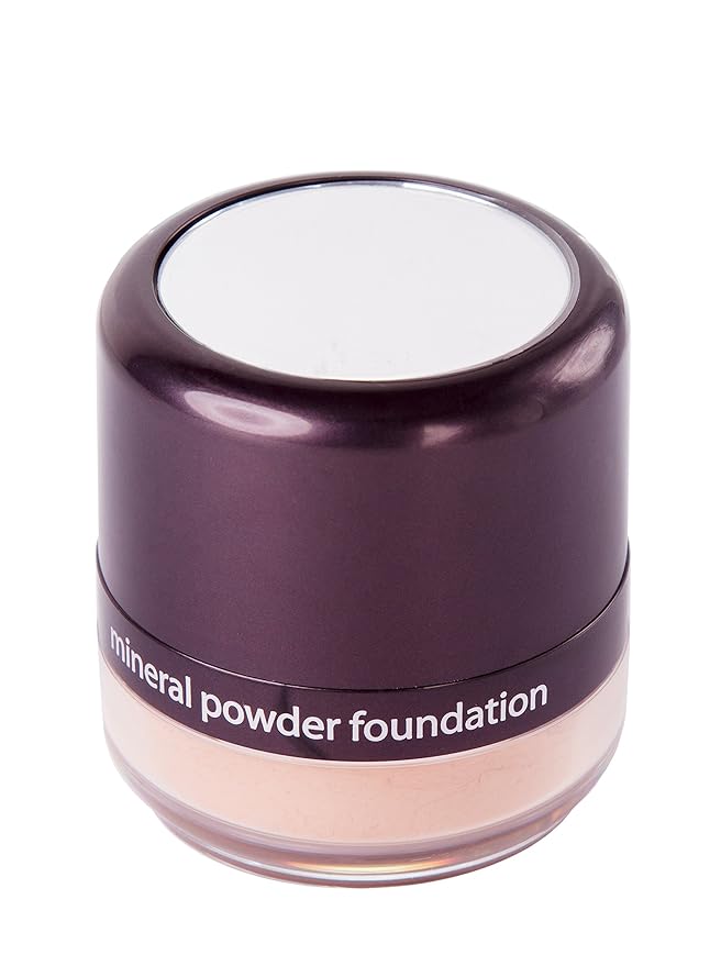 Mineral Powder Foundation, Light Beige, 6 Gram-VeraVaultWomen