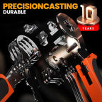 SOMELINE Ferrule Crimping Tool Kit, Self-Adjusting Pliers for Wire Ferrules AWG 24-8, With 18 Sizes Insulated and Non-insulated Wire Ferrules Terminals, Square Crimp Connector Assortment Kit