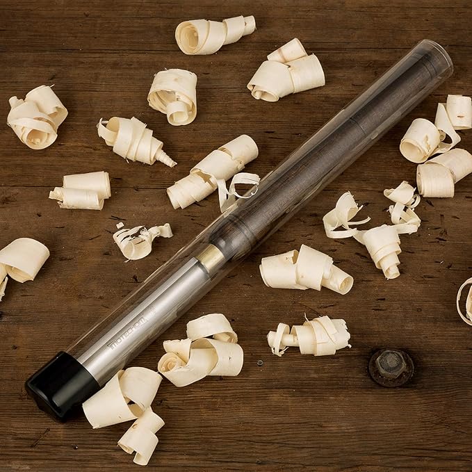 1-Inches HSS Roughing Gouge Lathe Chisel Wood Turning Tools with Round Plastic Box and Hanging Bag