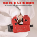 2 Pack Tubing Cutter, 1/8-inch to 5/8-inch Tube Cutter for Copper, Brass, Aluminum PVC Pipe Plumbing