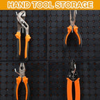 Funrous 100 Pack Peg Board Hooks Stainless Steel Pegboard Hooks Shelving Display Hanging Peg Board Holders for 1/8 and 1/4 Garage Storage Tools Organizer(10 inch)