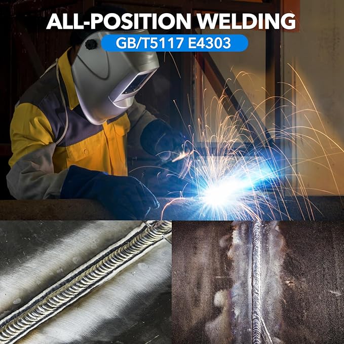 1/8" Stick Welding Electrode Rods J422 Carbon Steel Welding Rod for Welding Machine 1LB