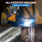 1/8" Stick Welding Electrode Rods J422 Carbon Steel Welding Rod for Welding Machine 1LB