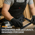 Precision Square Ruler for Measuring and Marking - Aluminum Steel Framing Tool for Professional Carpentry Use (8 Inch (New))