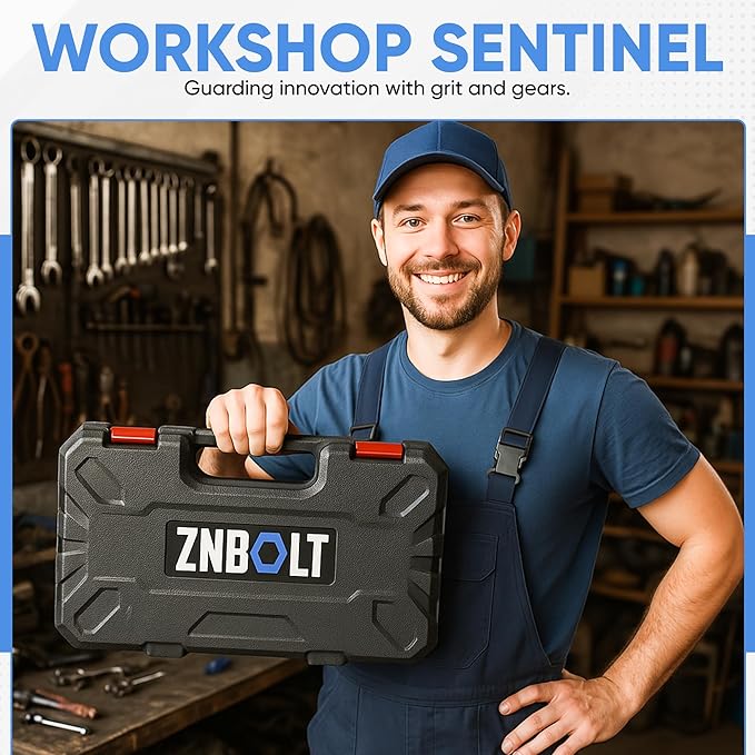 Dual Function Hand Rivet Gun with Rugged Carrying Case – Heavy Duty Single Hand Riveter with 400+ pcs Rivet Nuts, 15 Mandrels, 5 Rivet Nozzles, Blind Rivets for Plastic, Wood, Metal, Leather