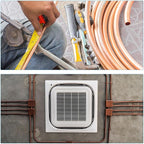 MECCANIXITY Spring Tube Bender OD 9mm/0.35" Steel Spring Pipe Copper Tubes 2500mm/98.42" Long for 1/2" Copper Pipe(12mm) in Home Renovations,Electrician Wiring Bending Pipe(insert-pipe use)