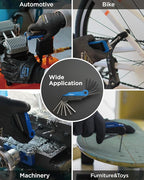 14PCS Folding Allen Wrenches Sets(Metric and SAE), Metric Allen Key Set 2mm- 6mm, SAE Hex Key Set 5/64”- 1/4", Folding Hex Keys for Home Repair and Bikes（EDC）