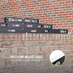 CHANNELLOCK 78-Inch, Professional-Grade Magnetic Aluminum Box Level with Solid Block Acrylic Vials, 5200-0078M