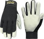 HANDLANDY Work Gloves for Men & Women, Utility Mechanic Working Gloves Touch Screen, Flexible Yard Work Gloves