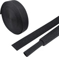 Heat Shrink Wire Loom 2:1 Shrinkable Braided Cable Sleeve 3/4 Inch ID-46ft Abrasion Protection Flexibility Fabric Wiring Harness Cover Sheath