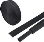Heat Shrink Wire Loom 2:1 Shrinkable Braided Cable Sleeve 3/4 Inch ID-46ft Abrasion Protection Flexibility Fabric Wiring Harness Cover Sheath