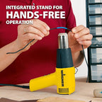 Wagner Spraytech 2417344 HT1000 Heat Gun Kit, 3 Nozzles Included, 2 Temp Settings 750ᵒF & 1000ᵒF, Great for Shrink Wrap, Soften Paint, Bend Plastic Pipes, Loosen Bolts and More