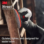 3M Random Orbital Sander, Xtract Pneumatic 88948, 5 in, Self-Generated Vacuum, 3/8 in Orbit, Ergonomic and Lightweight ROS, 209W Motor, Dust Extraction