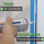 Bates- Caulking Gun, 10:1 Thrust Ratio, Grey, Caulking Tool Gun, Caulk Gun No Drip, Hand Caulking Guns, Silicone Gun, Caulking Gun Tool, No Drip Caulk Gun, Caulk Guns, Caulking Gun Dripless