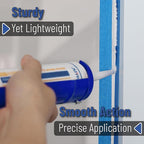 Bates- Caulking Gun, 10:1 Thrust Ratio, Deep Navy Blue, Caulking Tool Gun, Caulk Gun No Drip, Hand Caulking Guns, Silicone Gun, Caulking Gun Tool, No Drip Caulk Gun, Caulk Guns, Caulking Gun Dripless