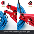Knoweasy Zip Tie Tool and Tensioning and Cutting Tool for Plastic Nylon Cable Tie or Fasteners up to 0.37 Inches