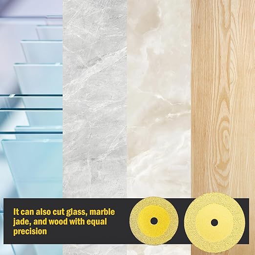 10 Pcs 40mm and 50 mm Diamond Cutting Disc Efficient Cutting Slicing Blade Enduring Slicing Wheel for Glass Marble