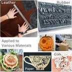 38pcs 8" Exacto Knife & Blades Set for Crafts, Utility Razor Xacto Knife, Paper Cutter(Exacto Utility Knife)