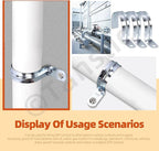 Tanstic 30Pcs 3/4 Inch EMT Pipe Strap Zinc Plated Steel One Hole Strap Conduit Clamp Rigid Pipe Strap for Pipe Fixing