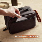 ROWNYEON Toiletry Bag for Men, Waterproof Travel Toiletry Bag with Hanging Accordion Design, Large Capacity Toiletries Bag for Easy Storage