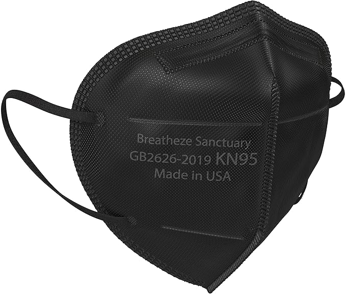 Breatheze KN95 Face Masks Made in USA - Face Masks Disposable KN95 Mask - FDA Registered Masks