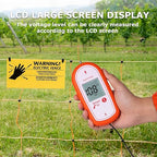 Electric Fence Voltage Tester, 15KV Digital Electric Fence Voltage Tester, Digital Display High Voltage 200-15000V Gardening Tools