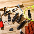 17 Pcs Drain Cleaning Tools, Drain Snake Drill Attachment Cutter and Auger Set, Plumbing Auger Compatible with 50ft-100ft Sewage Cleaning Machines Fits 5/16 Inch to 3/4 Inch Snake Cables