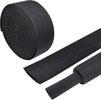 Heat Shrink Wire Loom 2:1 Shrinkable Braided Cable Sleeve 1-3/8 Inch ID-46ft Abrasion Protection Flexibility Fabric Wiring Harness Cover Sheath